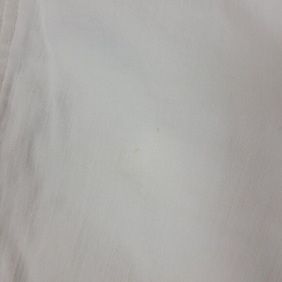 Madewell Jeans Women's 28 White 10" High-Rise Skinny Crop Button Fly Raw Hem - Picture 4 of 15